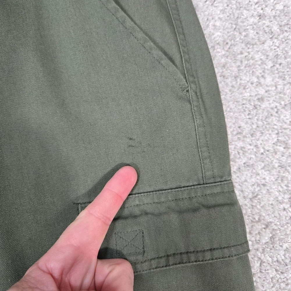 Boy Scouts Of America Pants Mens 32x28.5 Husky Green Convertible Uniform Cargo